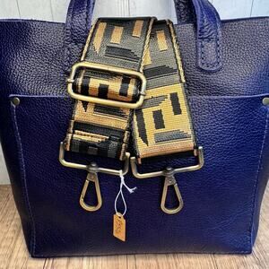 Crossbody Purse Strap Gray Black Gold Bag Strap Guitar Strap FAST SHIP